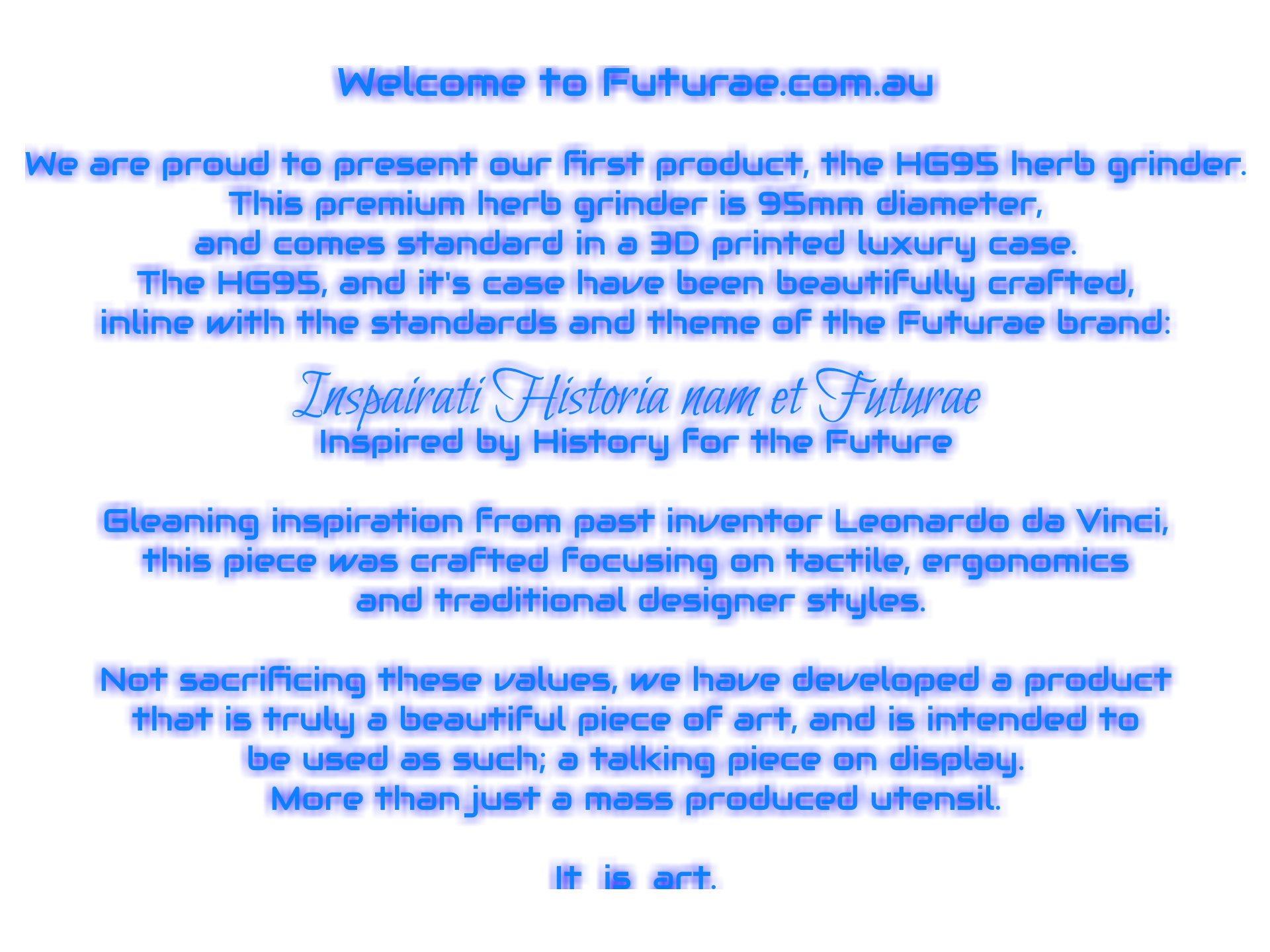 Inspired by history for the future